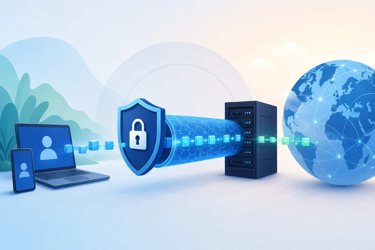 vpn encryption tunnel diagram