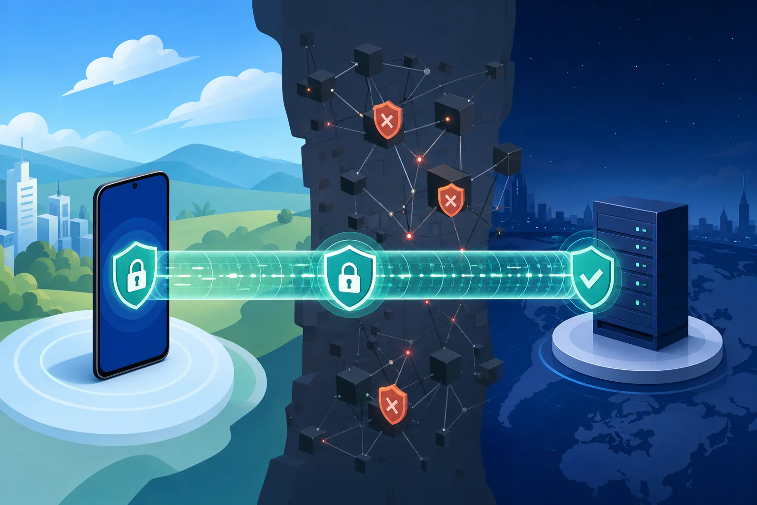 mobile VPN protocol encryption