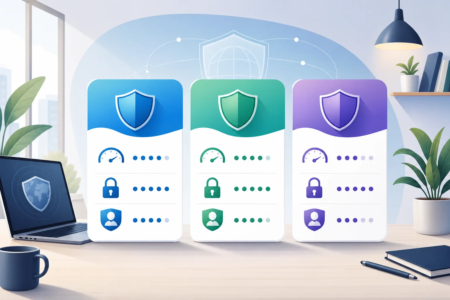 free VPN comparison table concept
