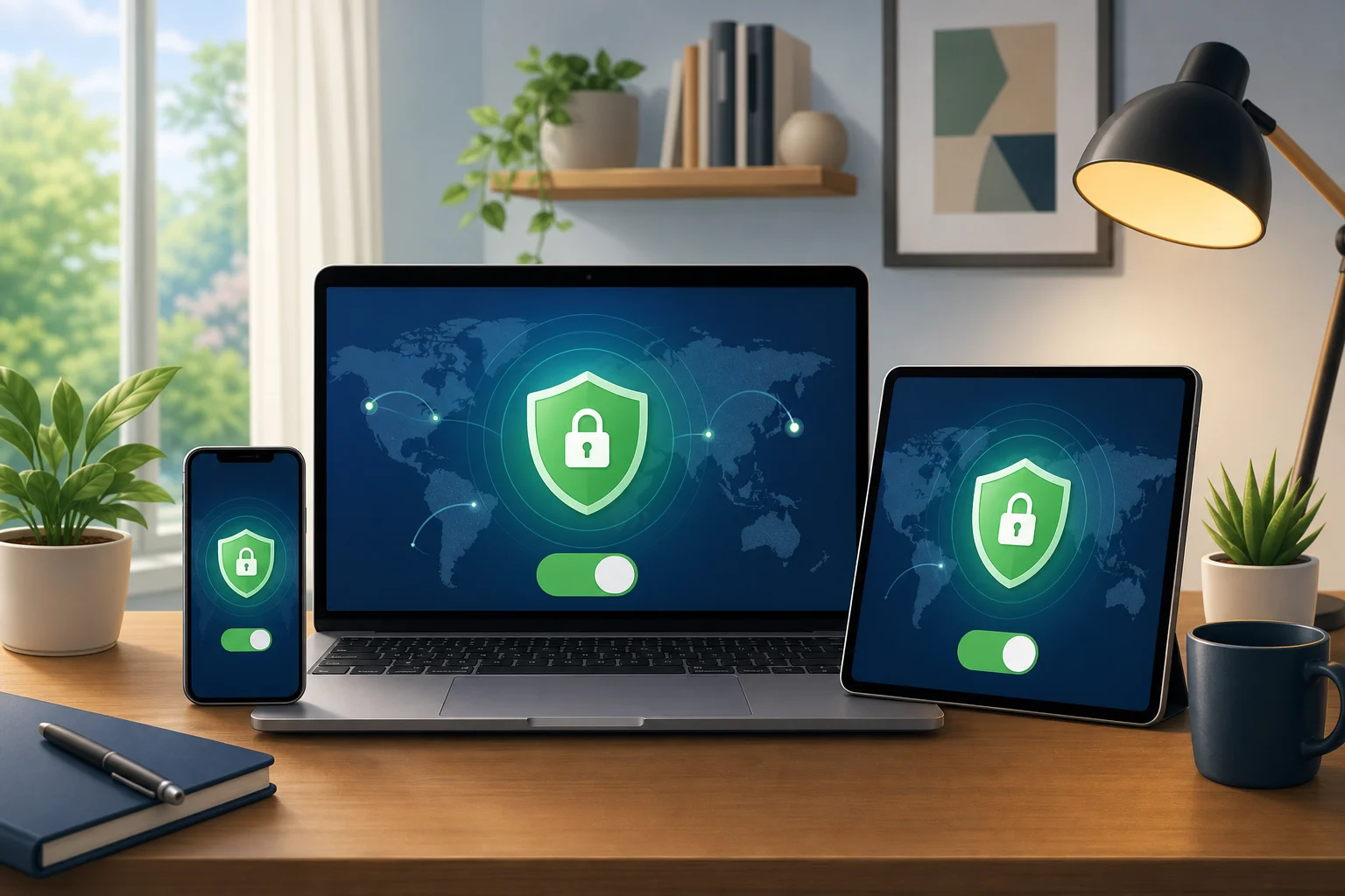 home VPN installation on devices