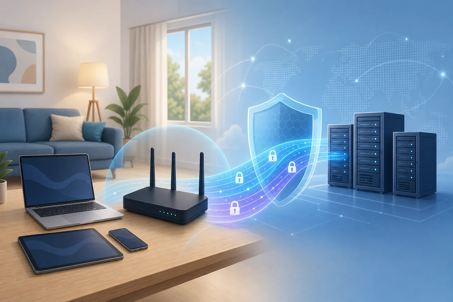 home VPN speed and security