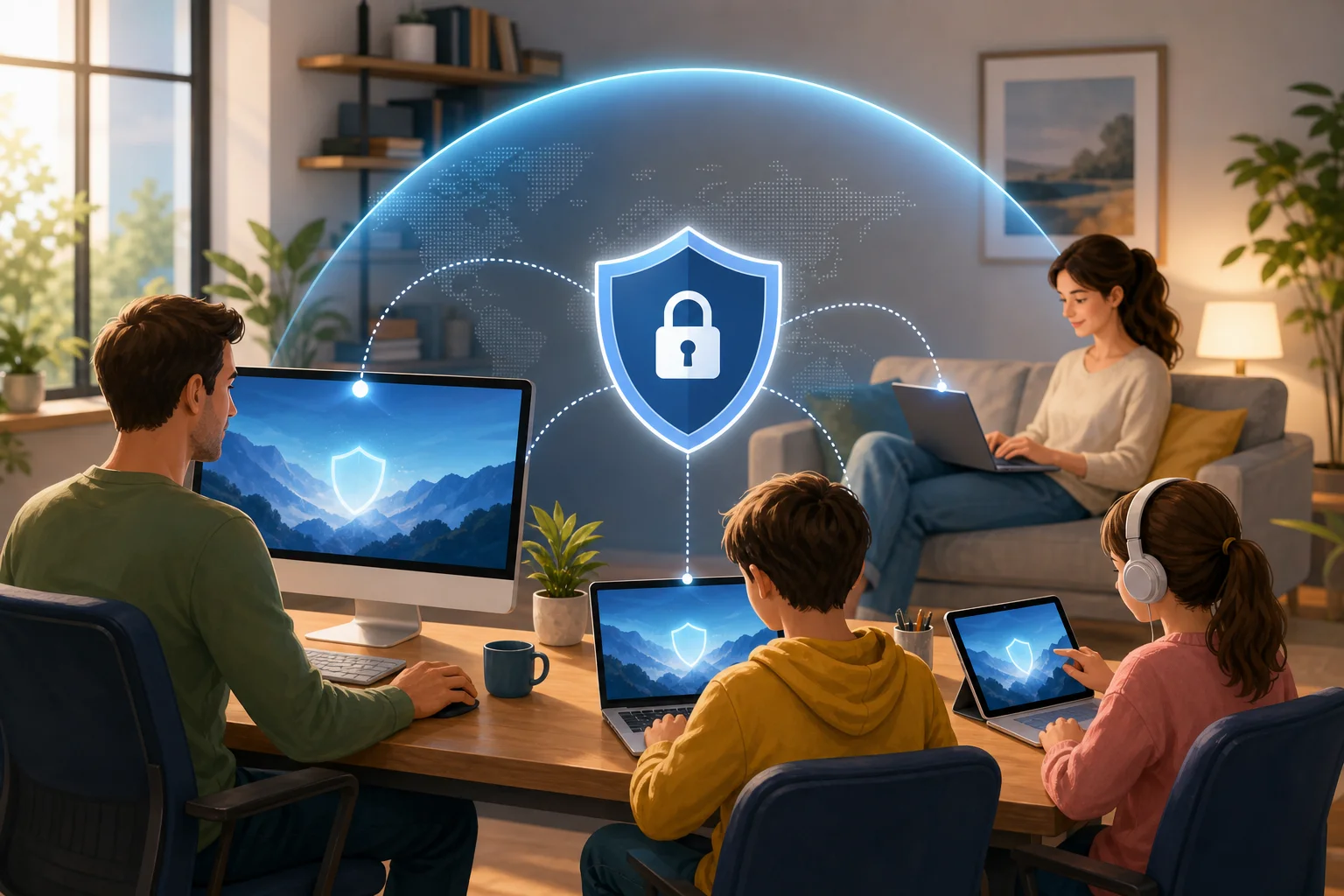 free VPN for family computer