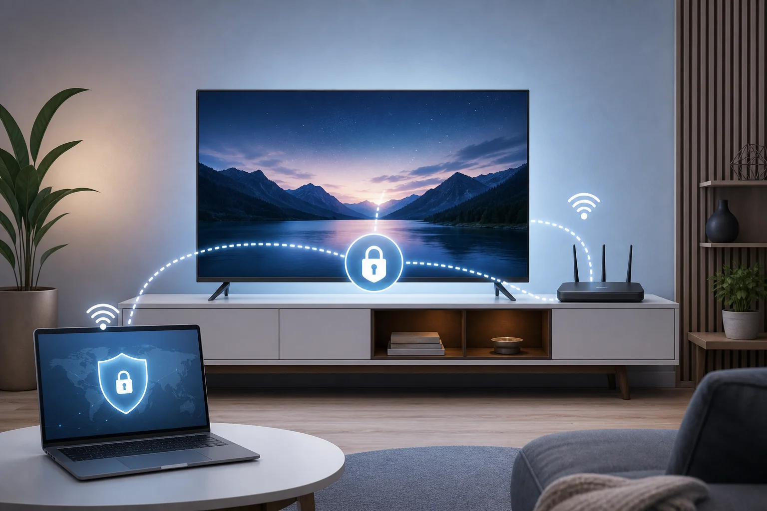 LG TV VPN router setup