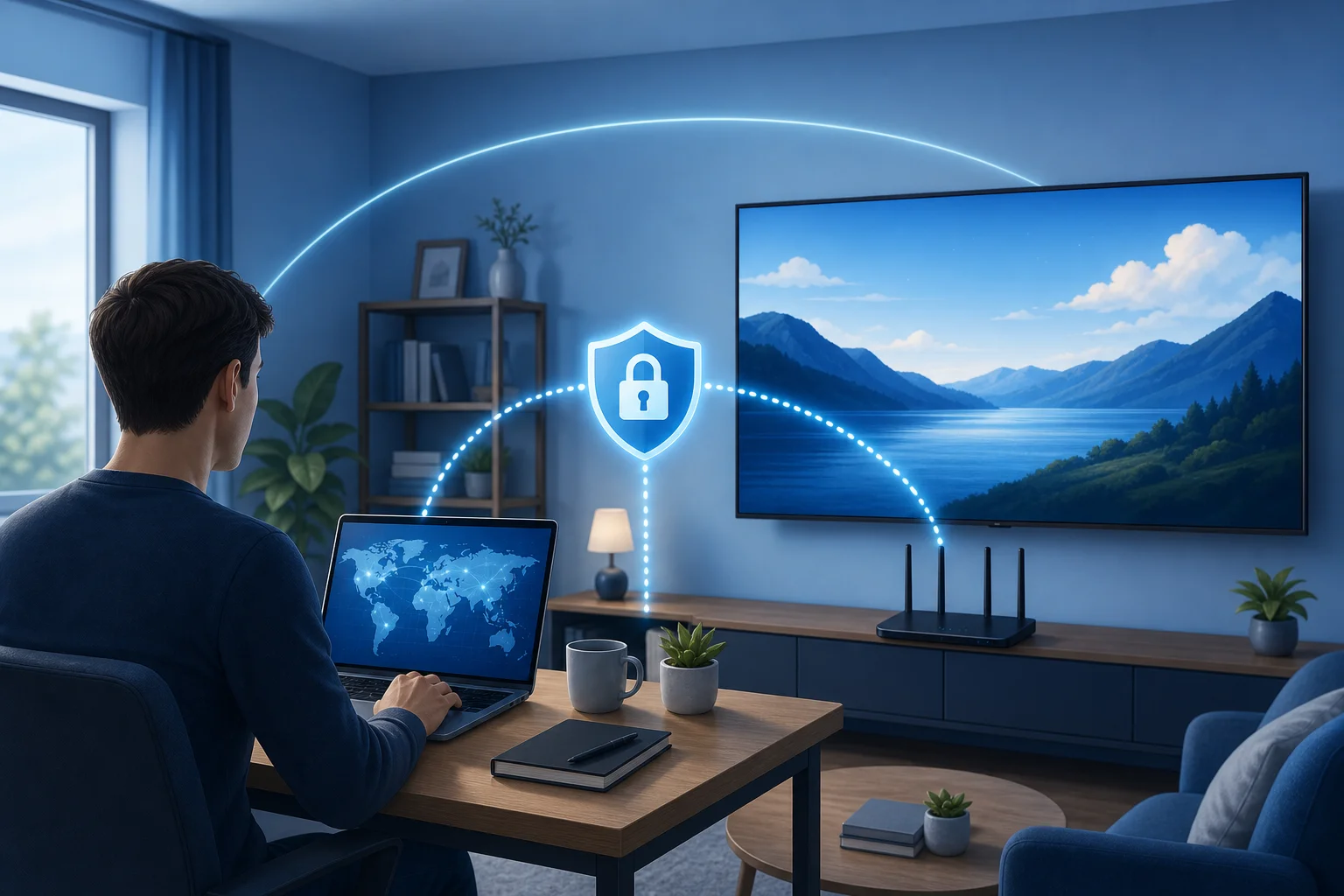 VPN for Samsung TV home office