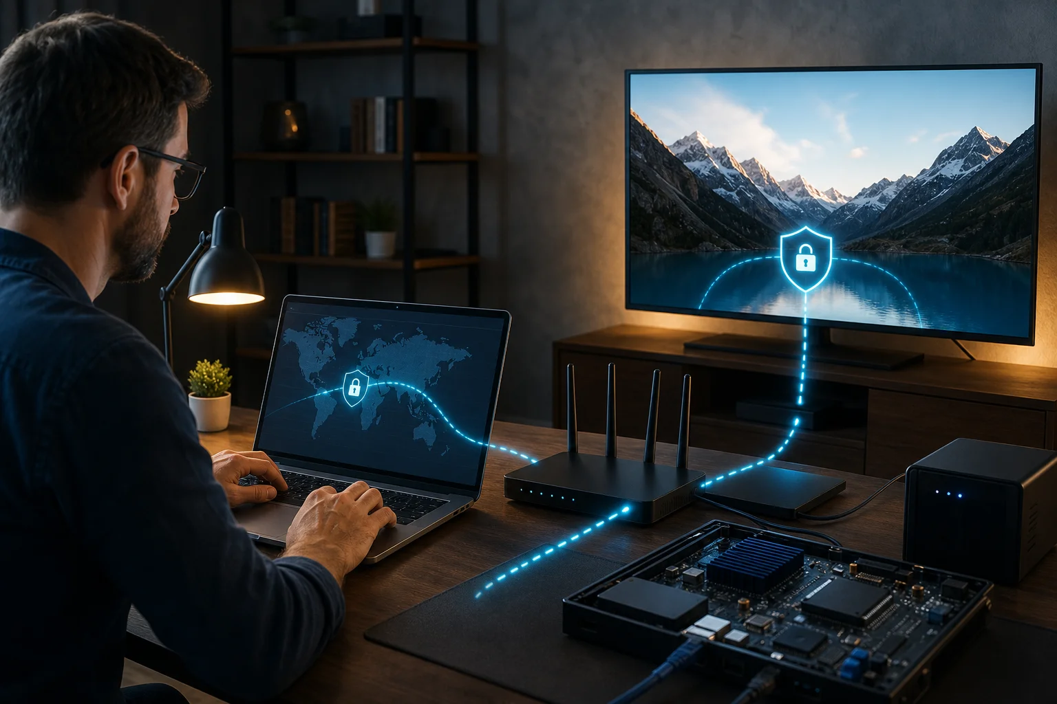 Router VPN setup for Samsung TV