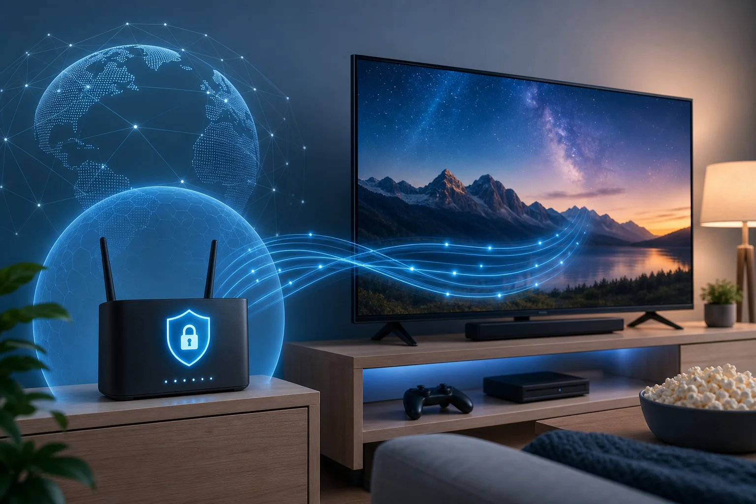 VPN router for restrictive regions