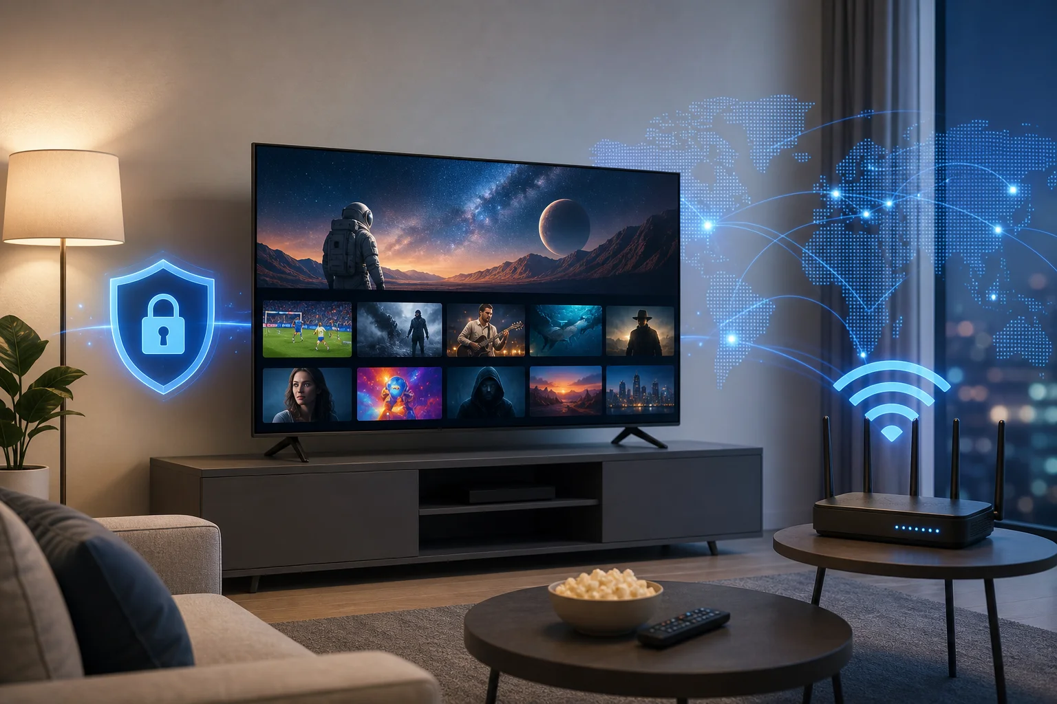 VPN für Samsung TV Streaming Einrichtung