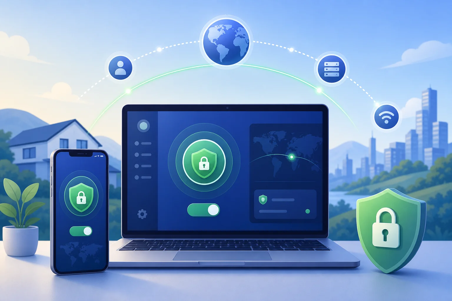 étapes de configuration de l'application vpn