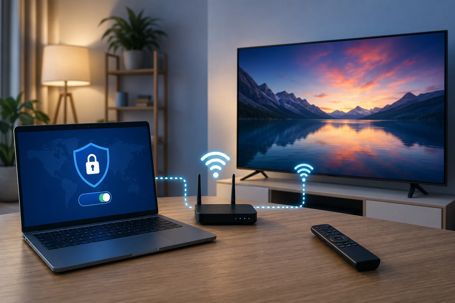 Étapes de configuration BeFreeVPN Samsung TV