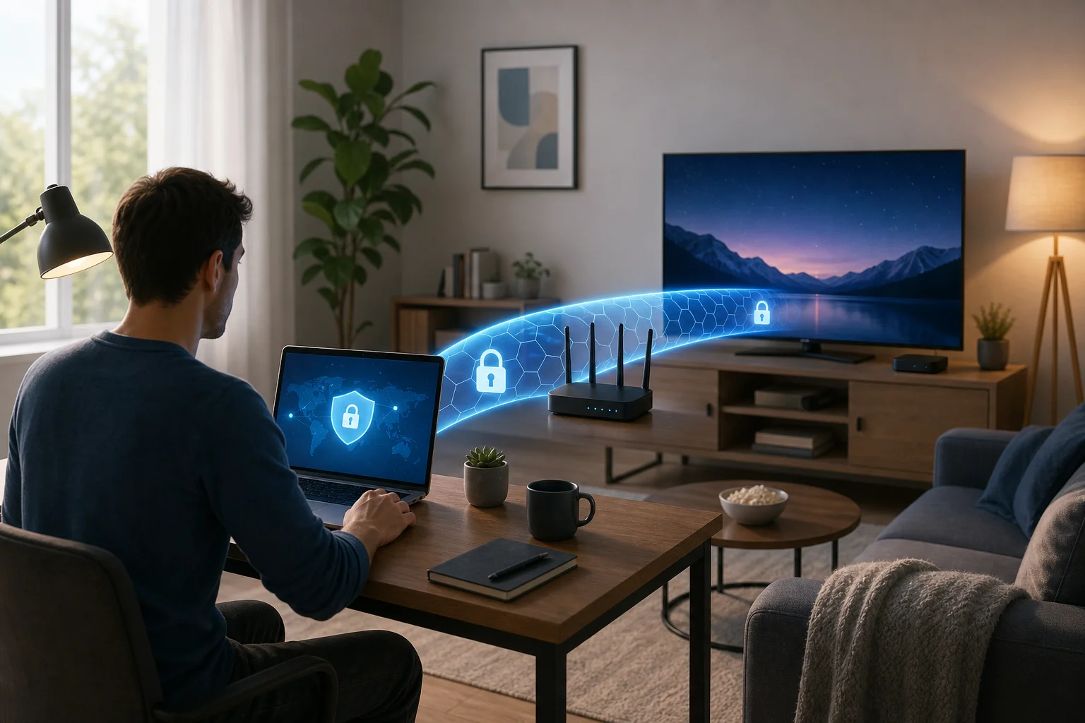 Sécurité VPN bureau à domicile