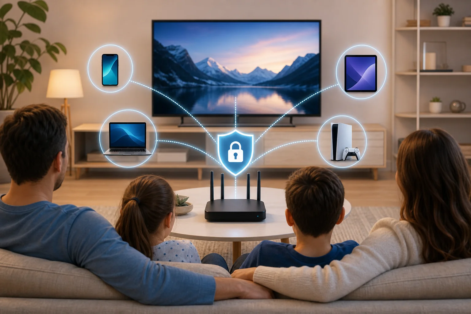Apple TVデバイスを保護するVPNルーター