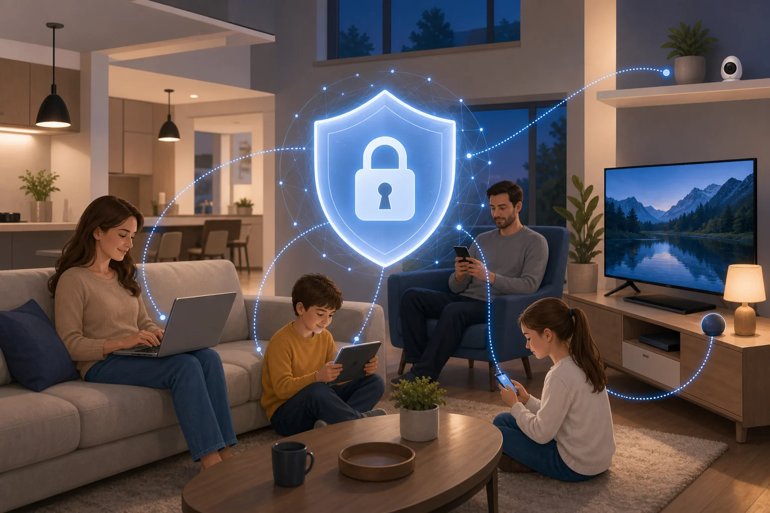 가정용 VPN 서비스 가족 장치