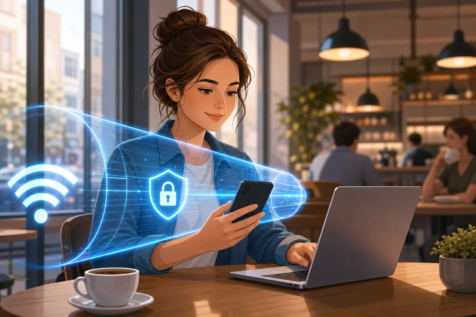 онлайн vpn для телефона в общественном wi-fi