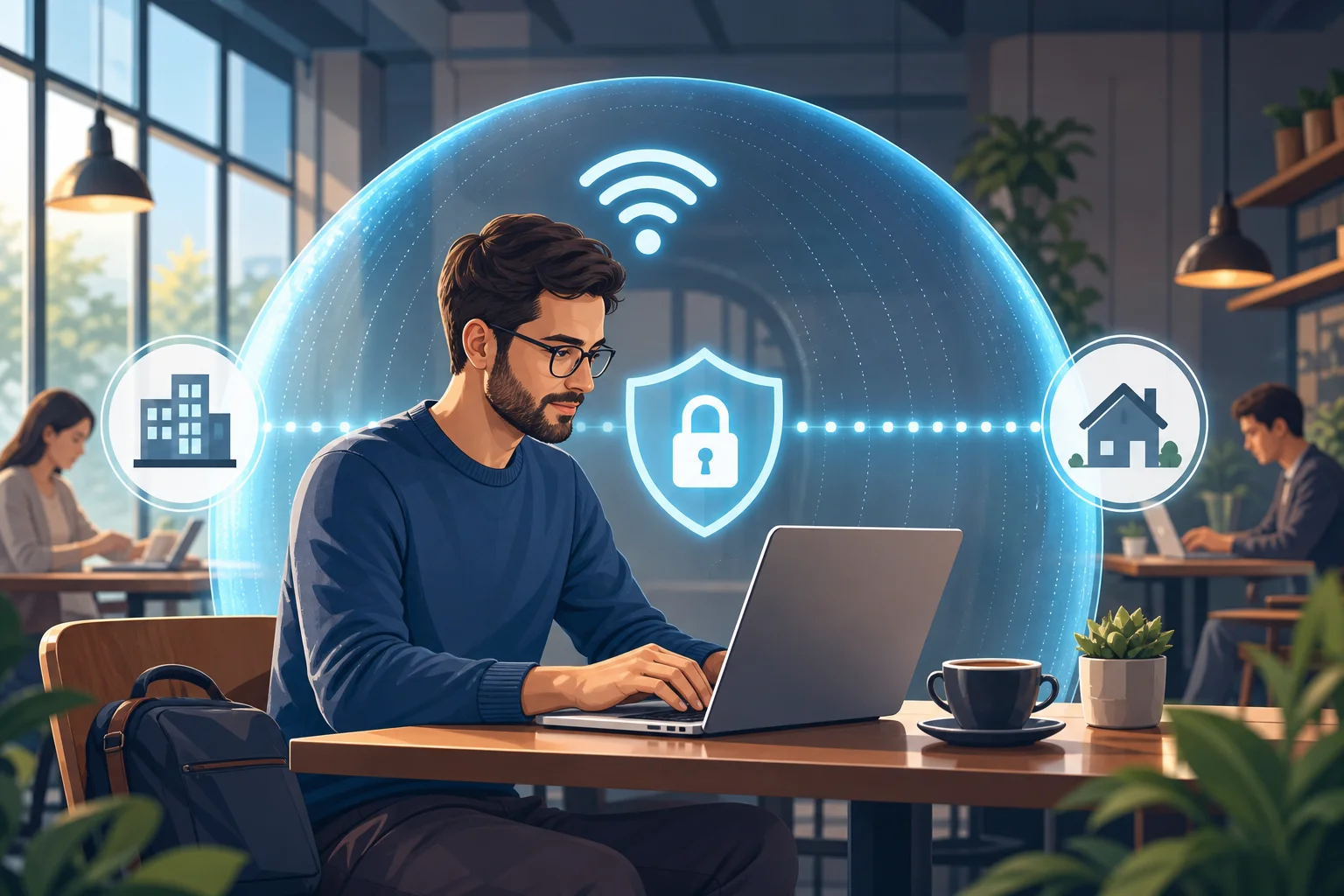 vpn ноутбук безопасность на общественном wifi