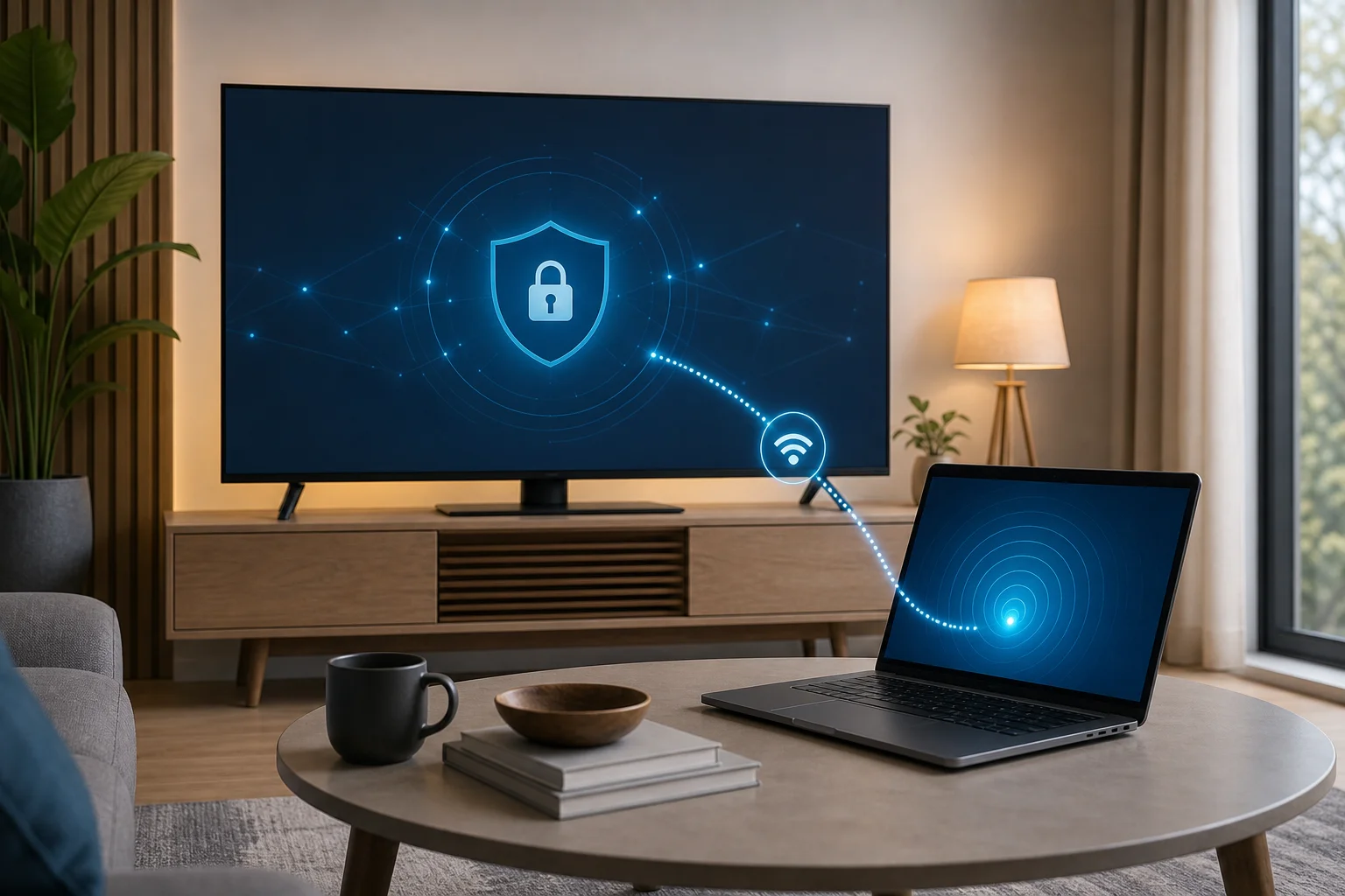 Подключение VPN к хотспоту LG TV